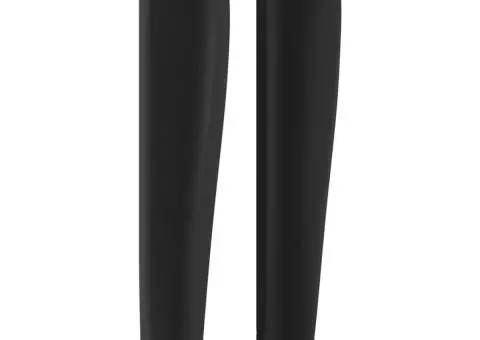 Tăblie de pat cu aripioare, negru, 93x23x118/128 cm, piele eco - 4/5