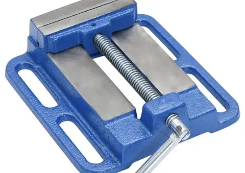 Menghină pentru presă de frezat, albastru, 100 mm, fontă - 1/5