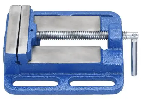 Menghină pentru presă de frezat, albastru, 100 mm, fontă - 2/5