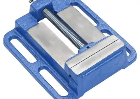 Menghină pentru presă de frezat, albastru, 100 mm, fontă - 4/5