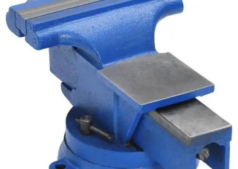 Menghină de banc, albastru, 125 mm, fontă - 4/5