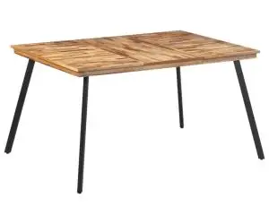 vidaXL Masă de sufragerie, 148x97x76 cm, lemn masiv de tec