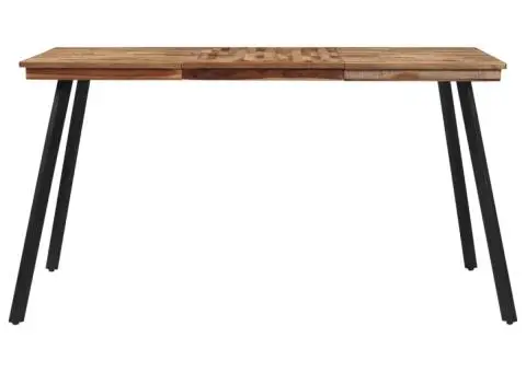 Masă de sufragerie, 148x97x76 cm, lemn masiv de tec - 2/5