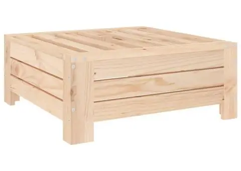 Mască pentru suport de umbrelă, lemn masiv de pin - 2/5