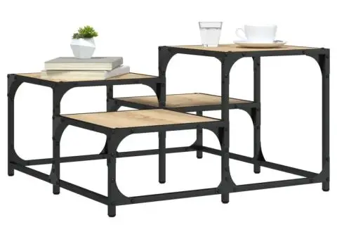 Măsuță de cafea, stejar sonoma, 68x68x40 cm, lemn prelucrat - 1/5