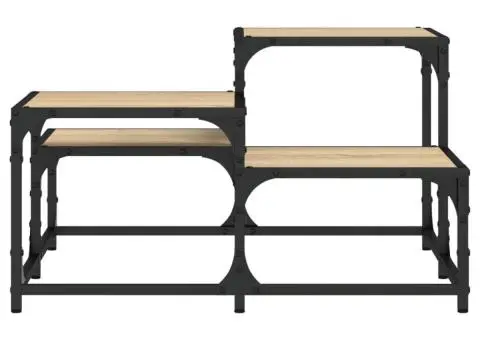 Măsuță de cafea, stejar sonoma, 68x68x40 cm, lemn prelucrat - 5/5