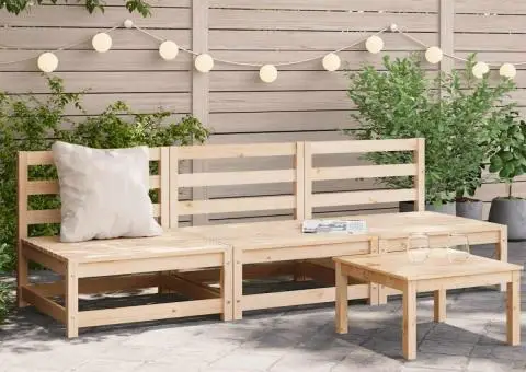 Canapele grădină fără cotiere, 3 buc., 70x70x67 cm - 1/5