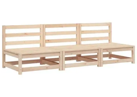 Canapele grădină fără cotiere, 3 buc., 70x70x67 cm - 2/5