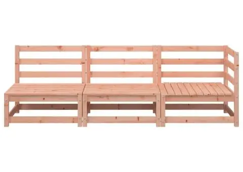 Canapea de grădină cu 3 locuri, lemn masiv douglas - 4/5