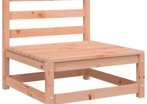 Canapea de grădină fără cotiere cu taburet, lemn masiv douglas - 5/5