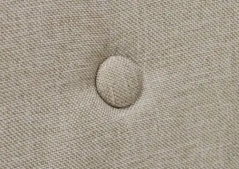 Scaune de bucătărie, 4 buc, bej, textil & lemn de stejar masiv - 5/5