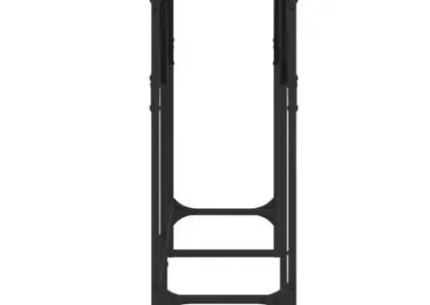 Măsuță consolă, negru, 140x29x75 cm, lemn compozit - 5/5