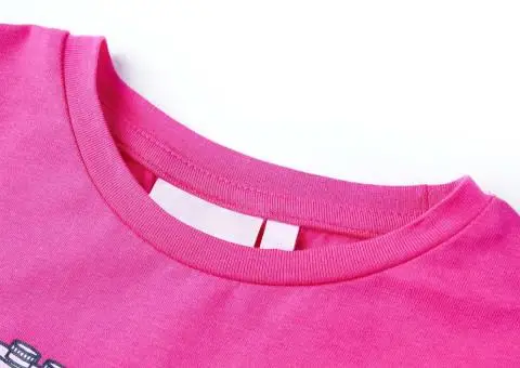 Tricou pentru copii, roz închis, 140 - 3/5