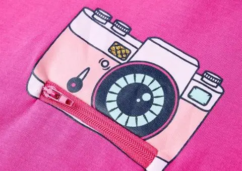 Tricou pentru copii, roz închis, 140 - 4/5