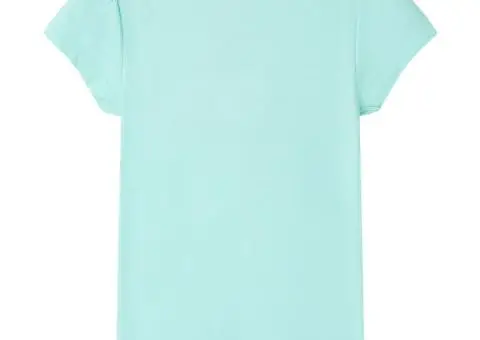 Tricou pentru copii, turcoaz deschis, 104 - 2/5