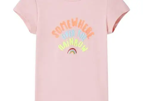 Tricou pentru copii, roz deschis, 92 - 1/5