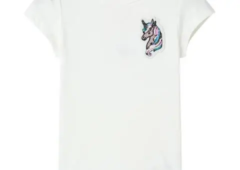 Tricou pentru copii, ecru, 92 - 1/5