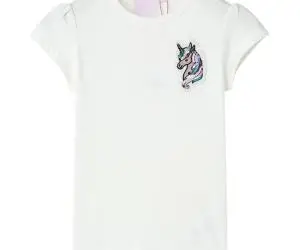 Tricou pentru copii, ecru, 92