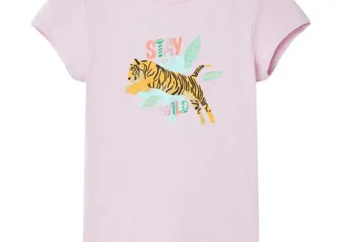 Tricou pentru copii, lila, 128 - 1/5