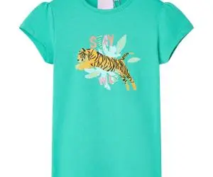 Tricou pentru copii, verde mentă, 104