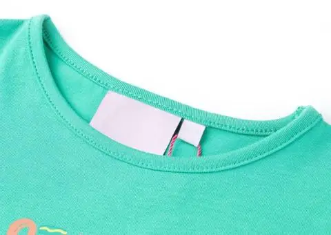 Tricou pentru copii, verde mentă, 104 - 3/5