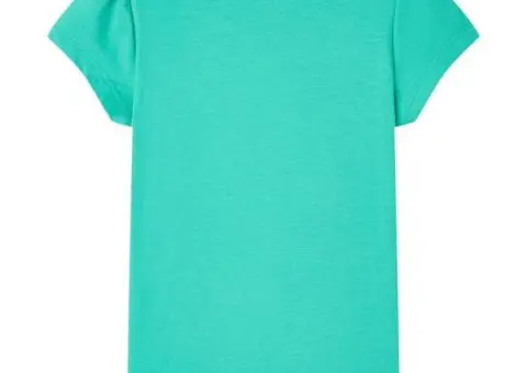 Tricou pentru copii, verde mentă, 128 - 2/5