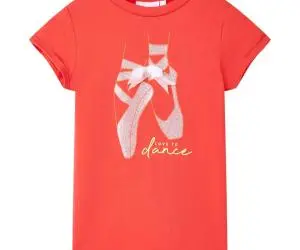 Tricou pentru copii, roșu, 128