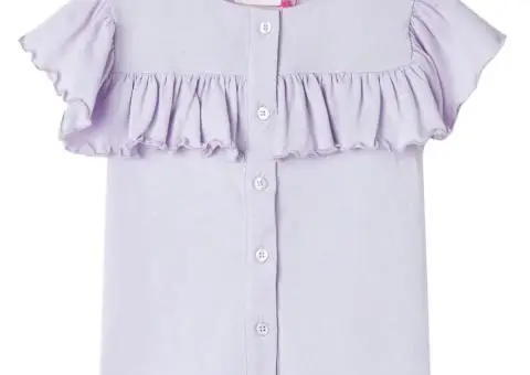 Tricou pentru copii, lila, 128 - 1/5