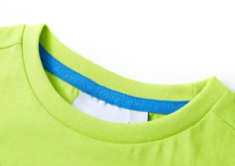 Tricou pentru copii cu mâneci scurte, lime, 116 - 3/5