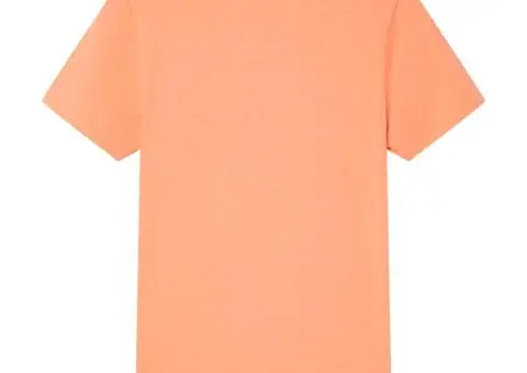 Tricou pentru copii cu mâneci scurte, portocaliu neon, 104 - 2/5