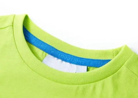 Tricou pentru copii cu mâneci scurte, lime, 92 - 3/5