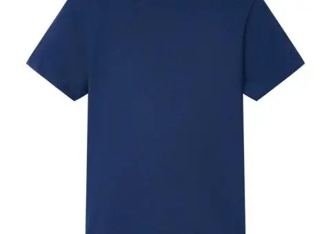 Tricou pentru copii cu mâneci scurte, albastru închis, 140 - 2/5