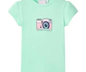 Tricou pentru copii, verde aprins, 104