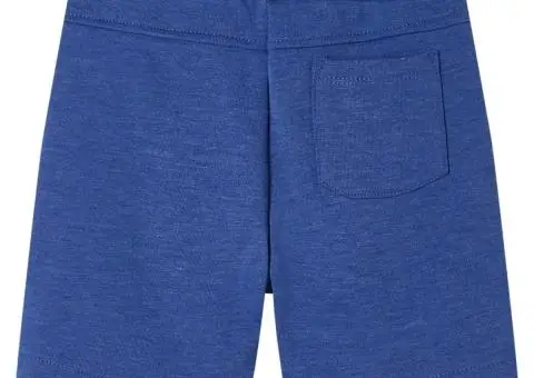 Pantaloni scurți pentru copii cu șnur, albastru melanj, 140 - 2/5