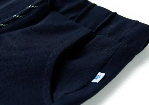 Pantaloni scurți pentru copii cu șnur, bleumarin, 140 - 4/5