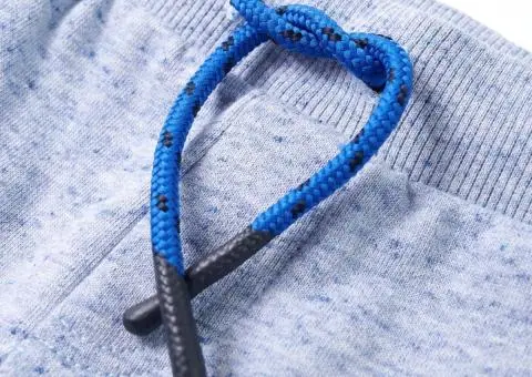 Pantaloni scurți pentru copii cu șnur, albastru melanj, 92 - 4/5