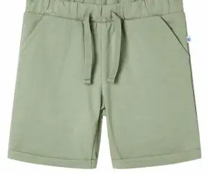 Pantaloni scurți pentru copii cu șnur, kaki deschis, 116