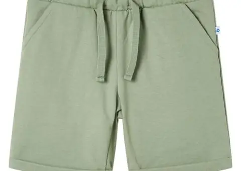 Pantaloni scurți pentru copii cu șnur, kaki deschis, 92 - 1/5