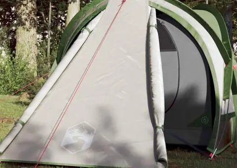 Cort de camping cupolă pentru 2 persoane, verde, impermeabil - 1/5