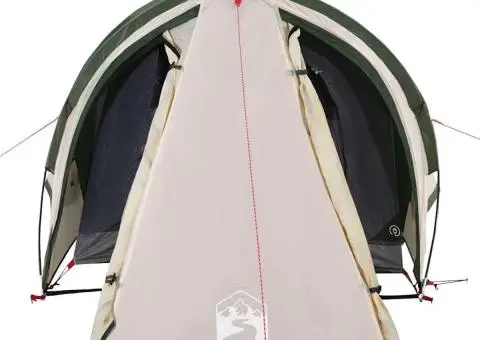 Cort de camping cupolă pentru 2 persoane, verde, impermeabil - 5/5