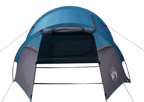 Cort de camping pentru 3 persoane, albastru, impermeabil - 5/5