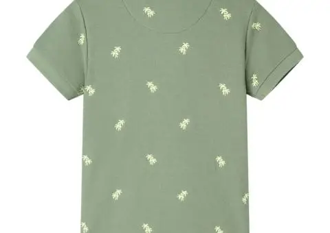 Tricou polo pentru copii, kaki, 104 - 2/5