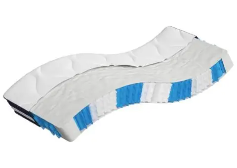 Saltea cu arcuri buzunare Single Size fermitate medie 90x190 cm - 1/5