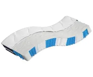 vidaXL Saltea cu arcuri buzunare Single Size fermitate medie 90x190 cm