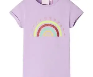 Tricou pentru copii, lila, 140
