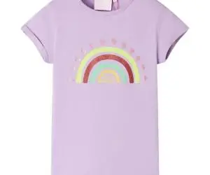 Tricou pentru copii, lila, 116