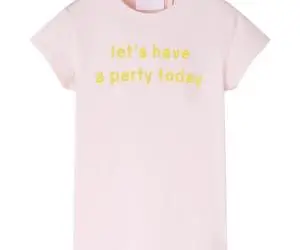 Tricou pentru copii, roz pal, 128