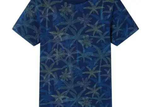 Tricou pentru copii, bleumarin, 92 - 1/5