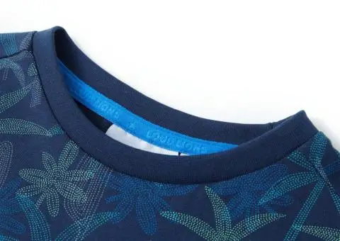 Tricou pentru copii, bleumarin, 92 - 3/5