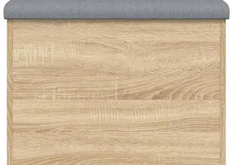 Bancă de depozitare, stejar sonoma, 62x42x45 cm, lemn prelucrat - 5/5